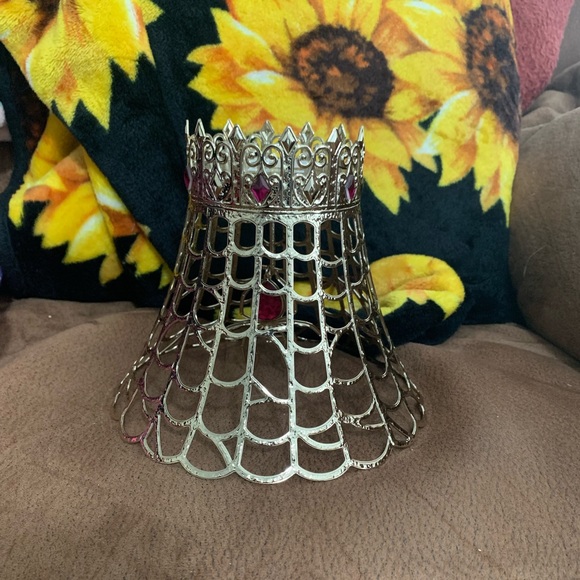 Light Gold single wick halloween fall spider candle holder jewel 2023 - Picture 2 of 3